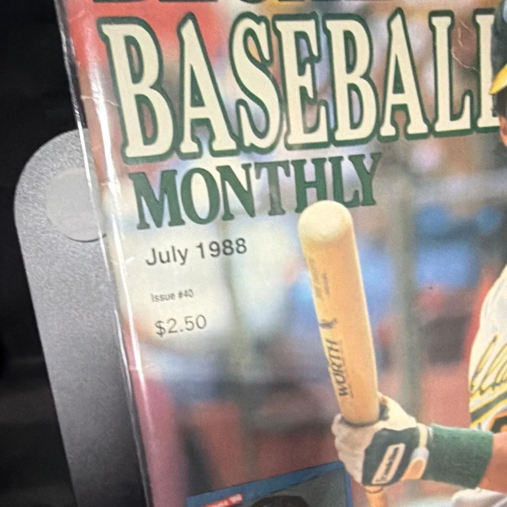 Beckett Baseball Card Monthly July 1988 Issue 40 Baseball Cards Magazine